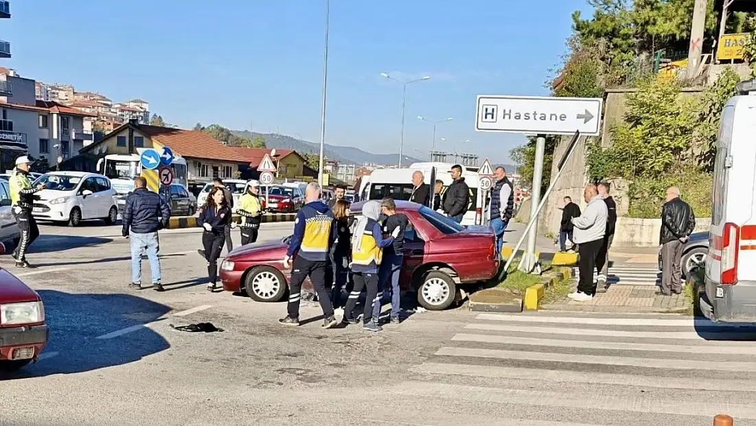 Hastane altında kaza