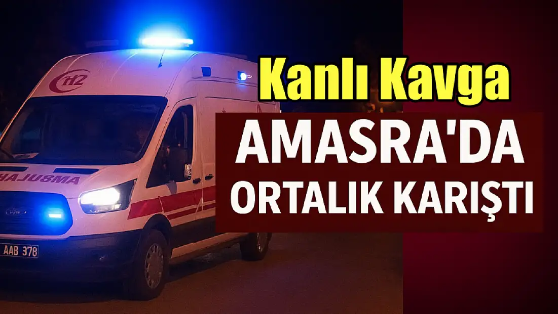 Amasra’da kanlı kavga,  ortalık karıştı