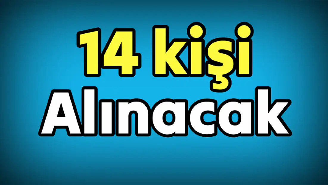 Bartın’da 14 kişiye iş fırsatı