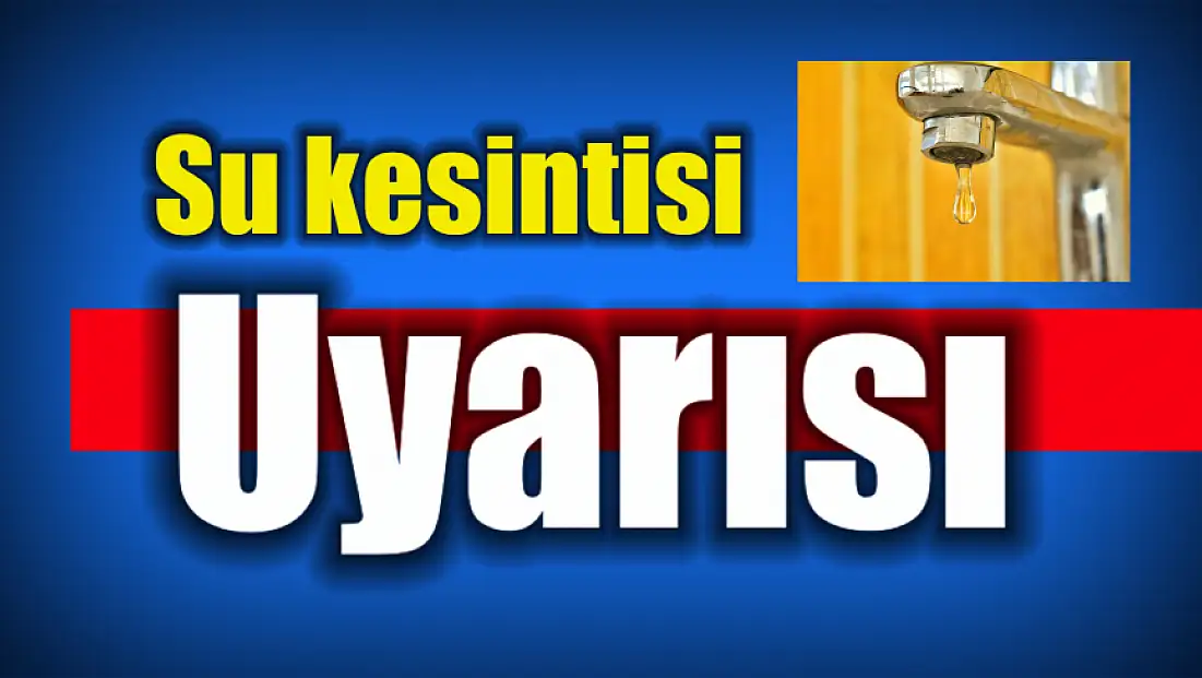 Bartın’da su kesintisi yaşanacak