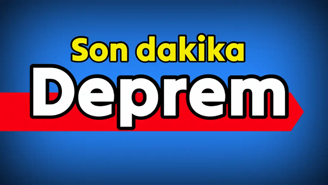 Bartın deprem ile sarsıldı