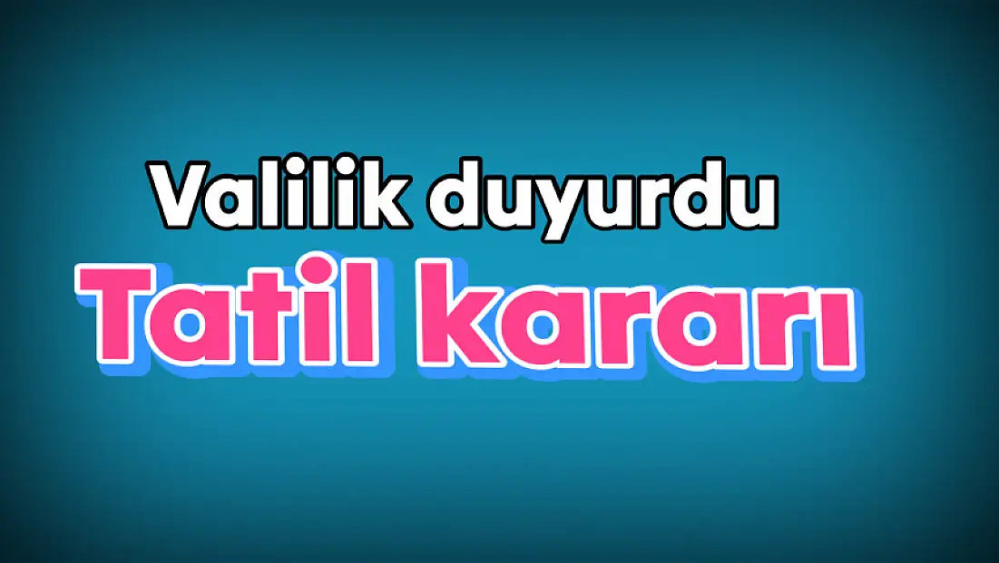 Beklenen tatil açıklaması geldi