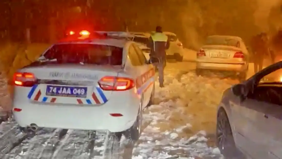 Kar keyfinde tepki çeken olay