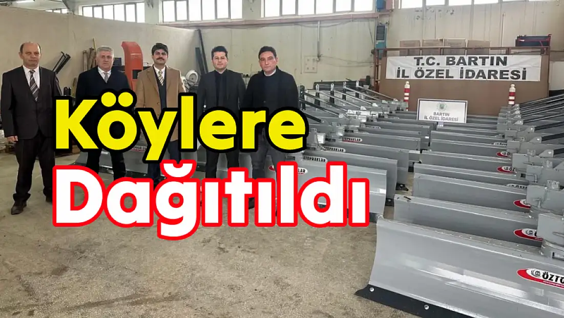 Köylere kar küreme aparatı