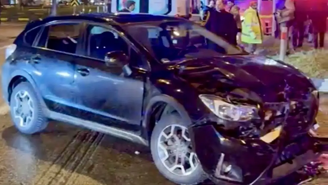 Organize Kavşağında feci kaza