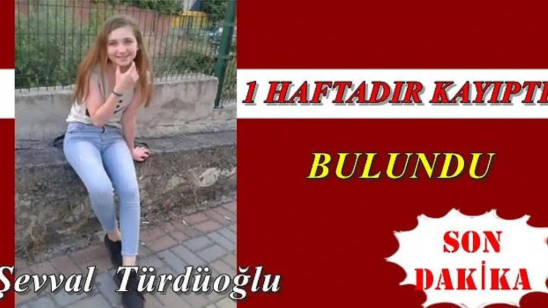 1 Haftadır kayıptı, bulundu!.