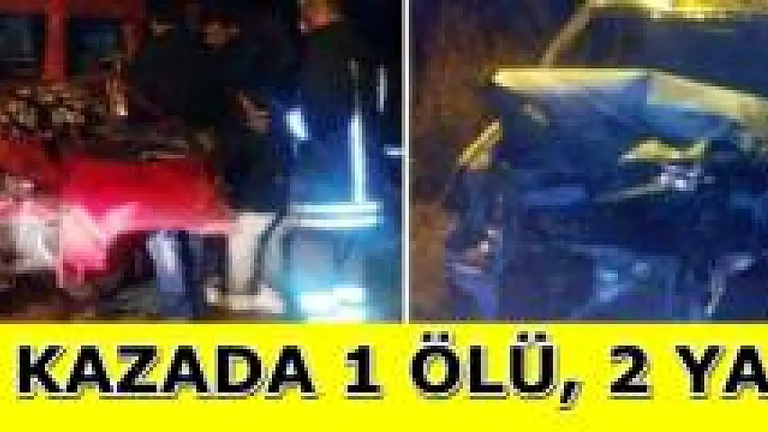 1 Kişinin Öldüğü Kazada Sürücü kayıp