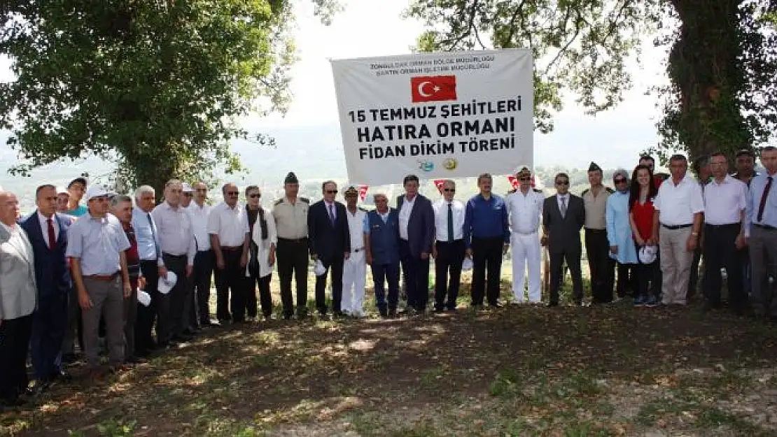 15 Temmuz Şehitleri Anısına 249 Fidan 