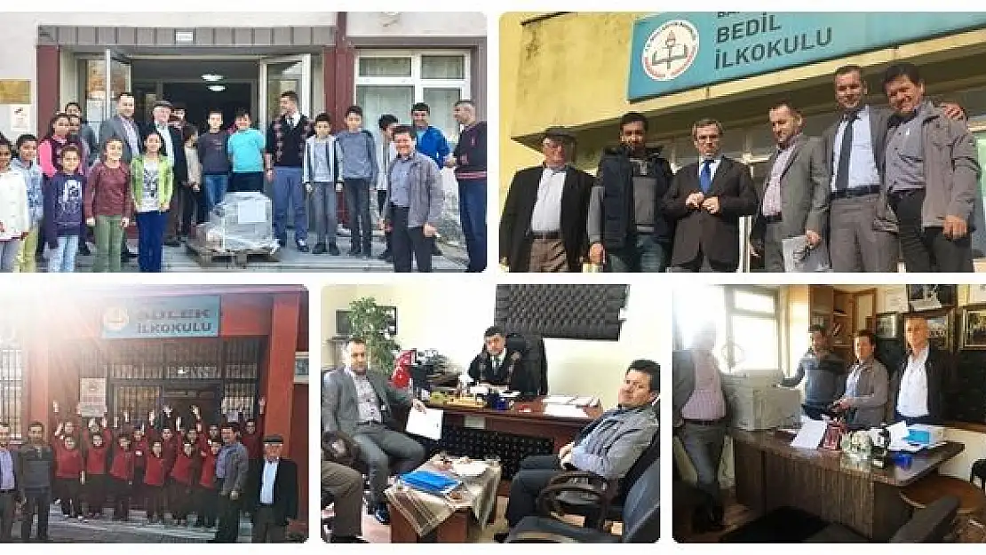 3 okula fotokopi makinesi bağışlandı
