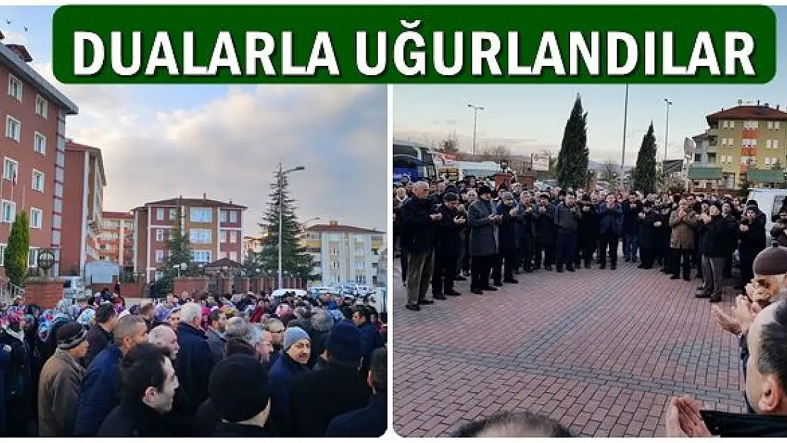 54 Umre Yolcusu Kutsal Topraklara Uğurlandı