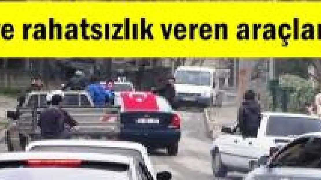 8 araca ceza, 3 araç trafikten men 