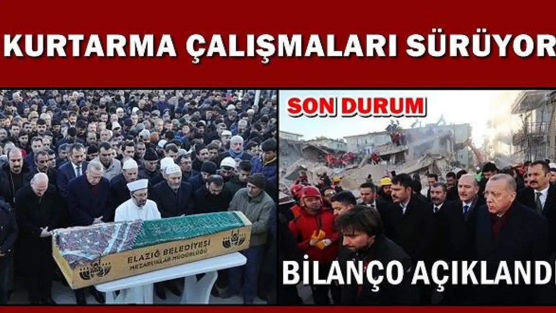 Acı haberler geliyor, Son bilanço açıklandı