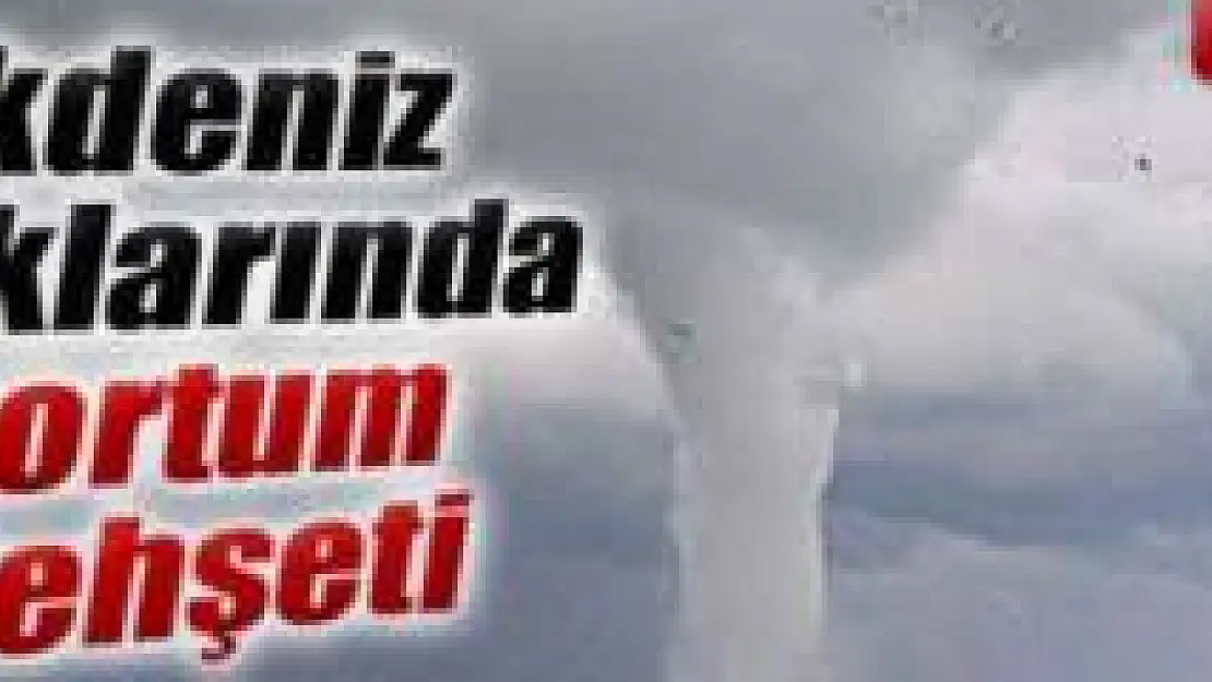 Açık denizde dehşet anları !