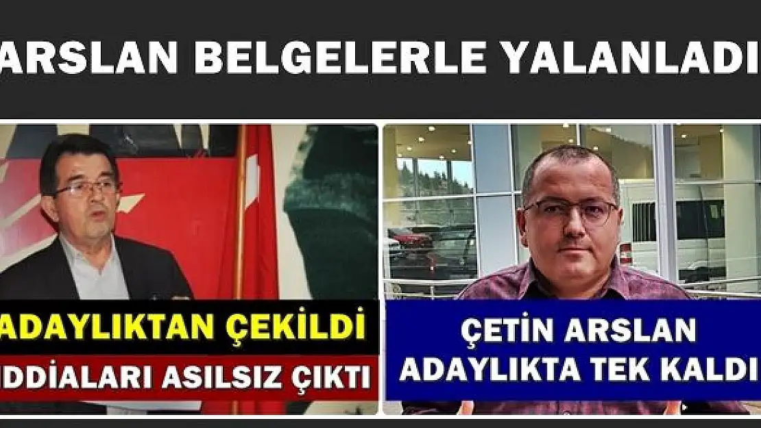 Aday adaylığından çekildi, iddiaları asılsız çıktı