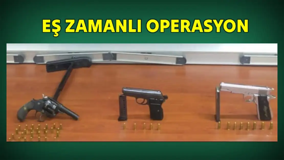 Adreslere eş zamanlı baskın