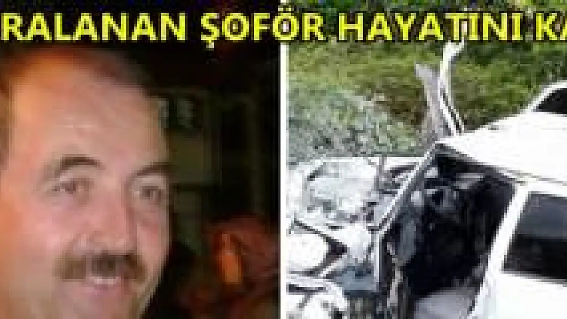 Ağır yaralanan şoför öldü, eşi yoğun bakımda