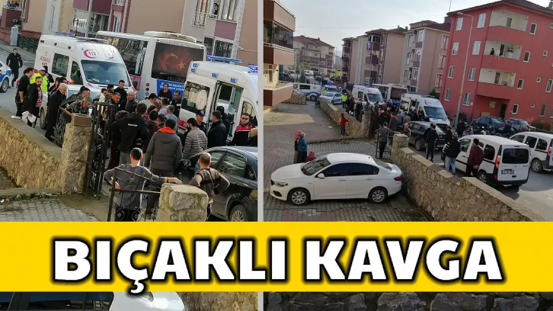 Aile arasında bıçaklı kavga