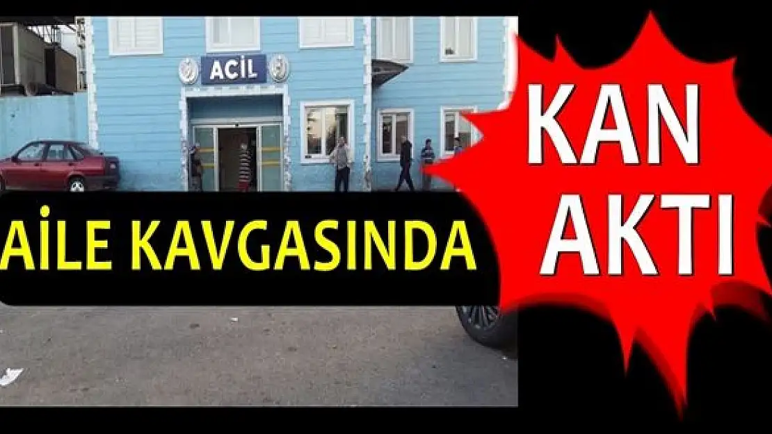 Aile içi tartışmada bir kişi bıçaklandı