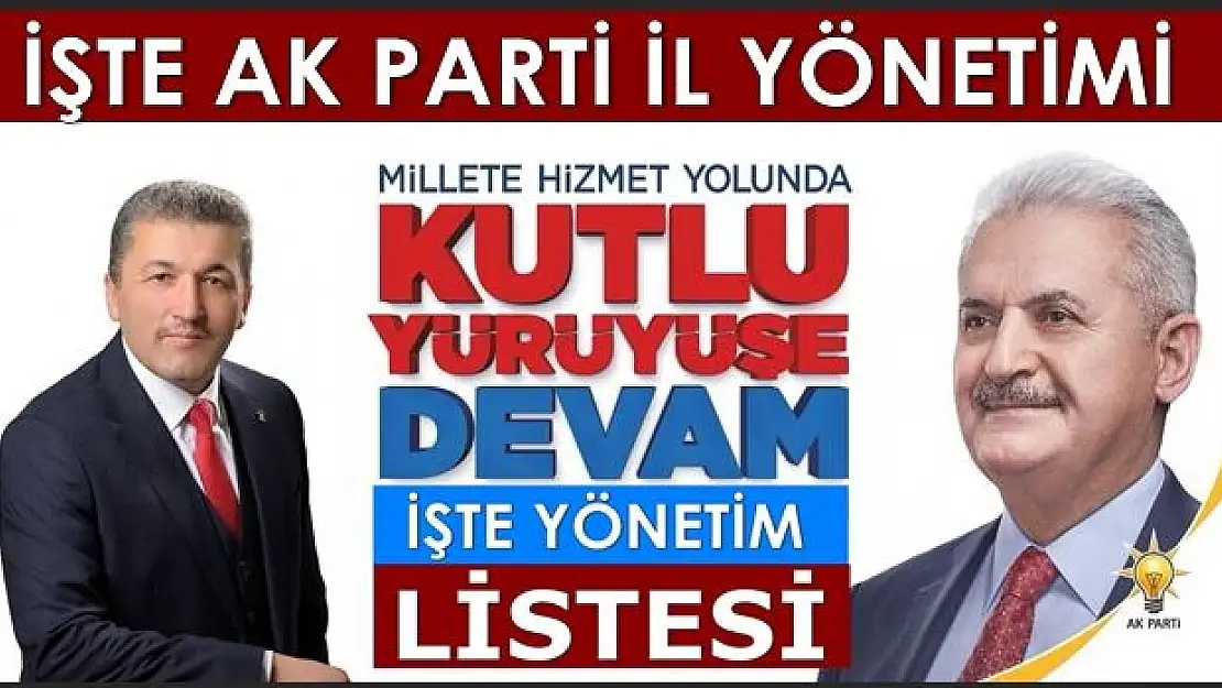 Ak Parti'de kimler yönetime girdi!