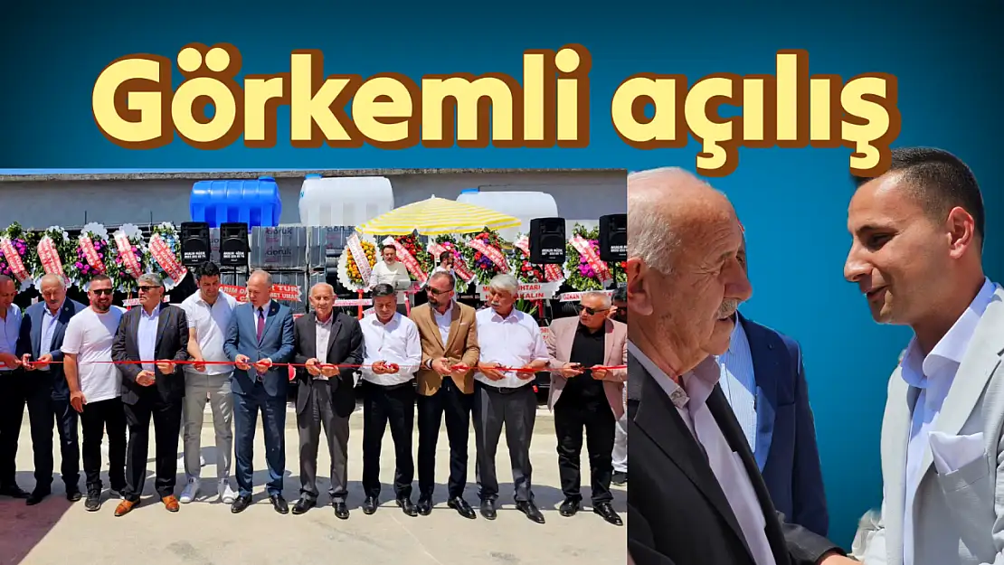 Akalın İnşaat satış deposu hizmete açıldı