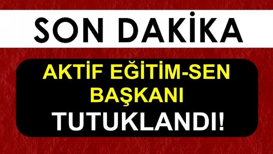 Aktif Eğitim-Sen Başkanı Tutuklandı!