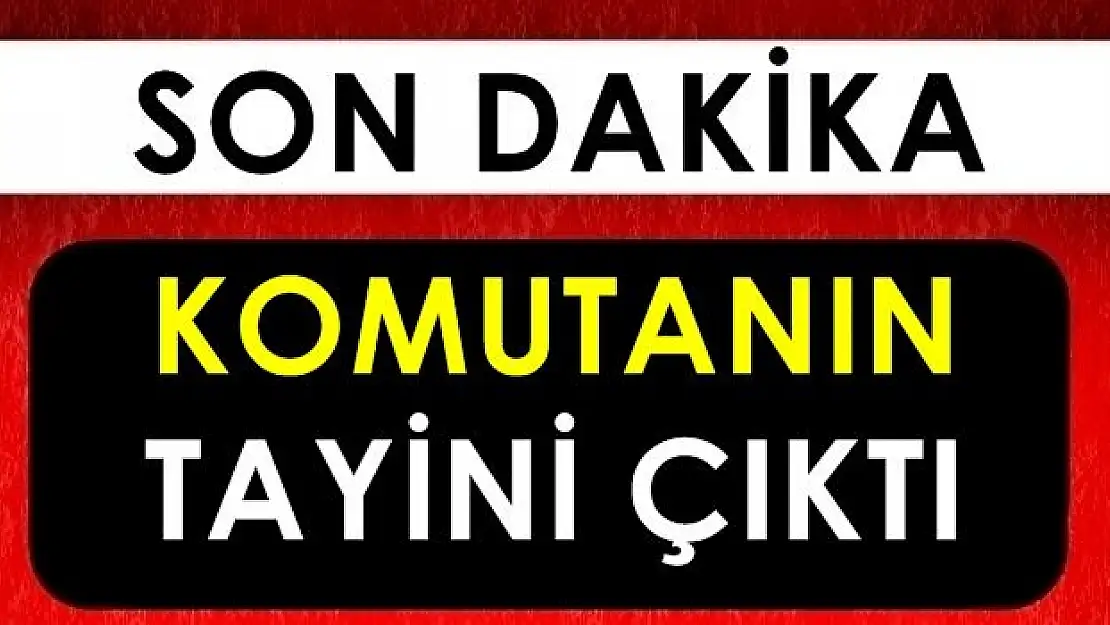 Albay Tekin Aktemur'un tayini çıktı