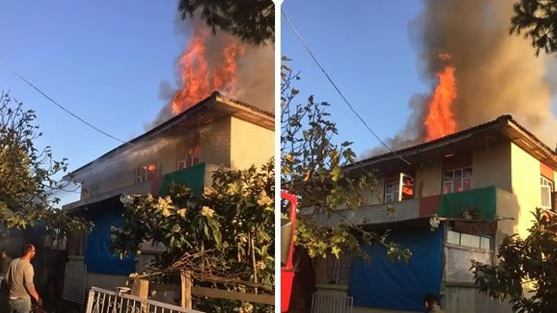 Alevler yükseldi, Korkutan yangın! 