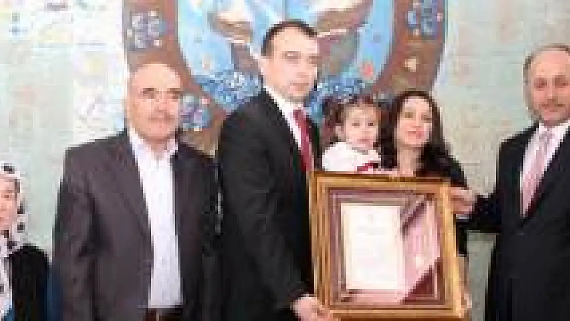 Ali Altan'a devlet övünç madalyası verildi