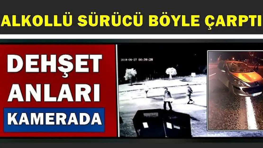 Alkollü kadın sürücü polise böyle çarptı