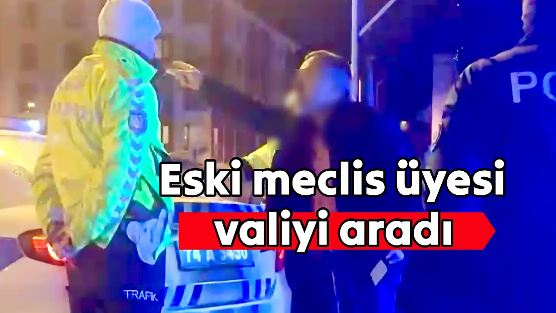 Alkollü sürücü valiyi aradı, kurtulamadı