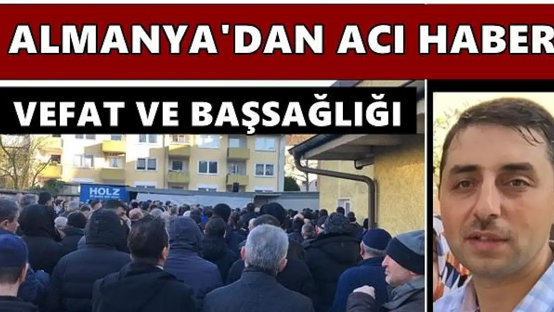 Almanya'dan acı haber