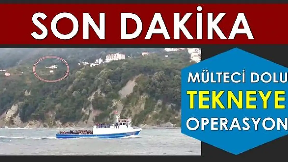 Amasra açıklarında mülteci avı