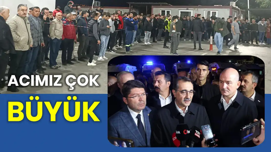 Amasra'da acı tabloyu bakan soylu açıkladı