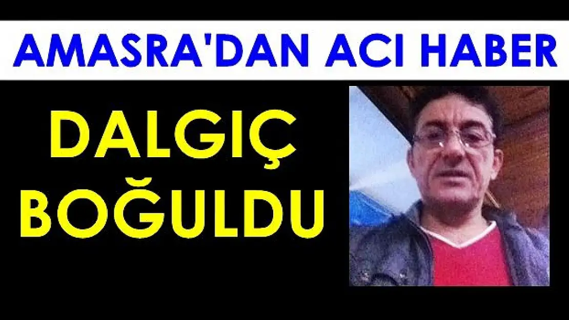 Amasra'da bir kişi boğularak can verdi!