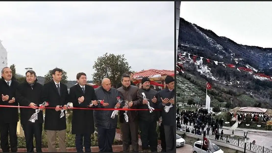 Amasra'da şehitlerimizin anısına park açıldı