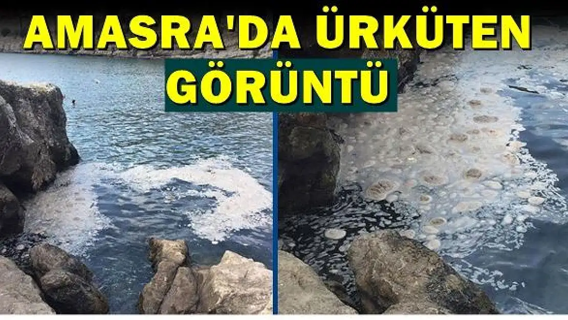 Amasra'da ürkütücü görüntüler