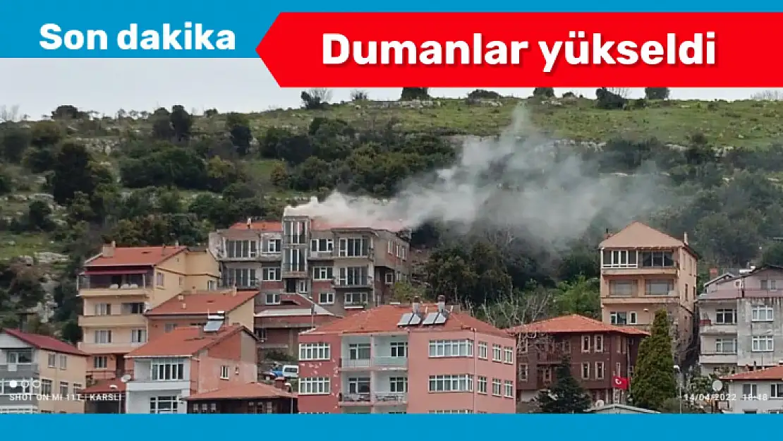 Dumanlar korkuya neden oldu