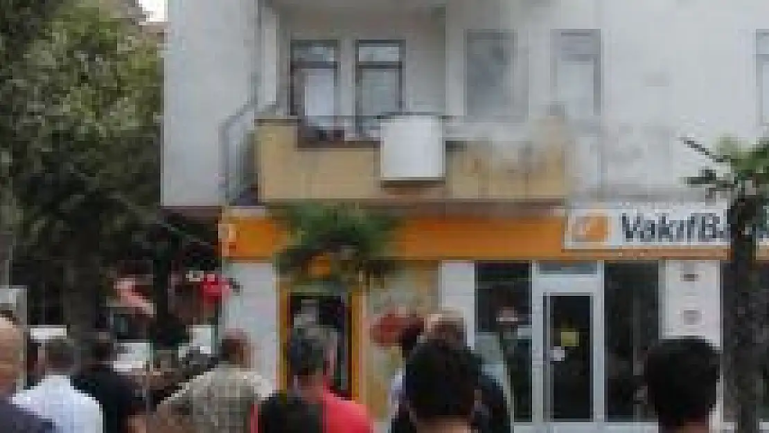 Amasra'da yangın paniği 