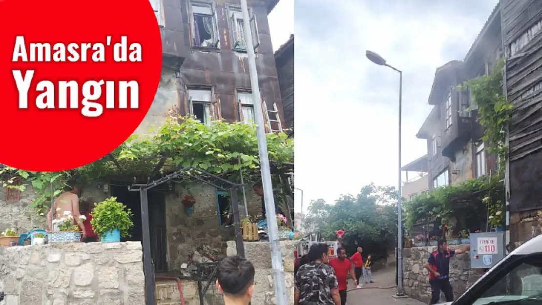 Amasra'da yangın