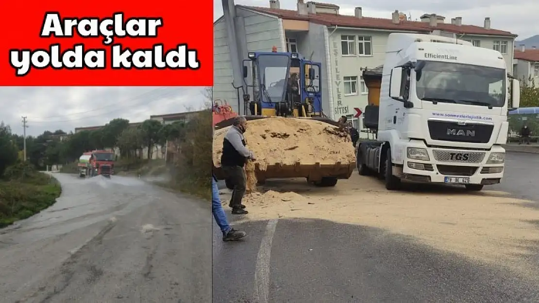 Amasra girişinde hareketli dakikalar