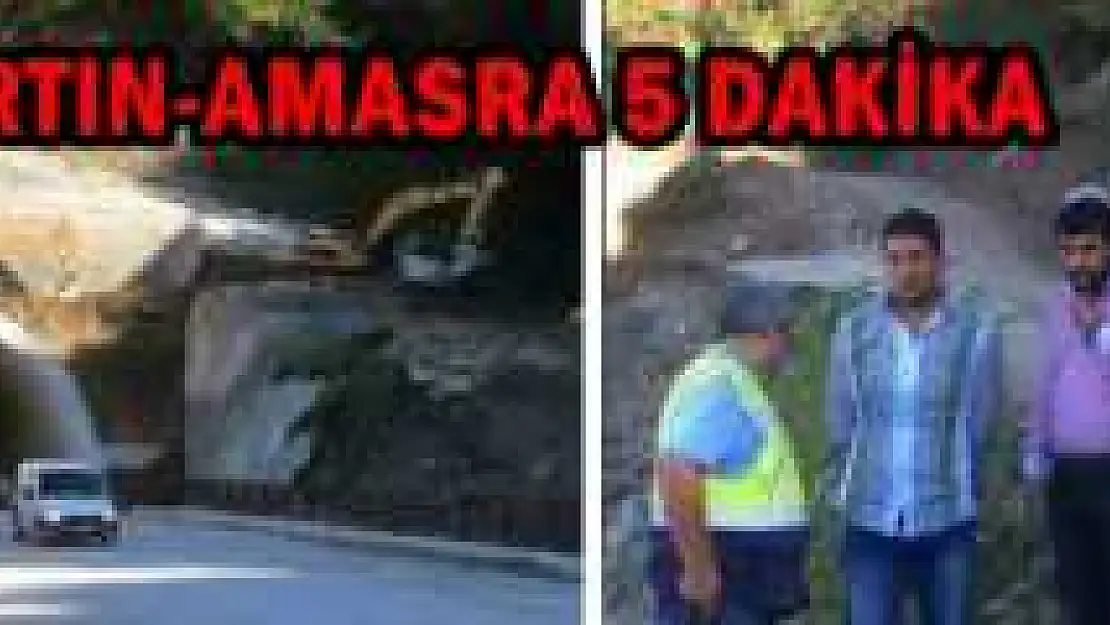 AMASRA TÜNELİ HİZMETE AÇILIYOR