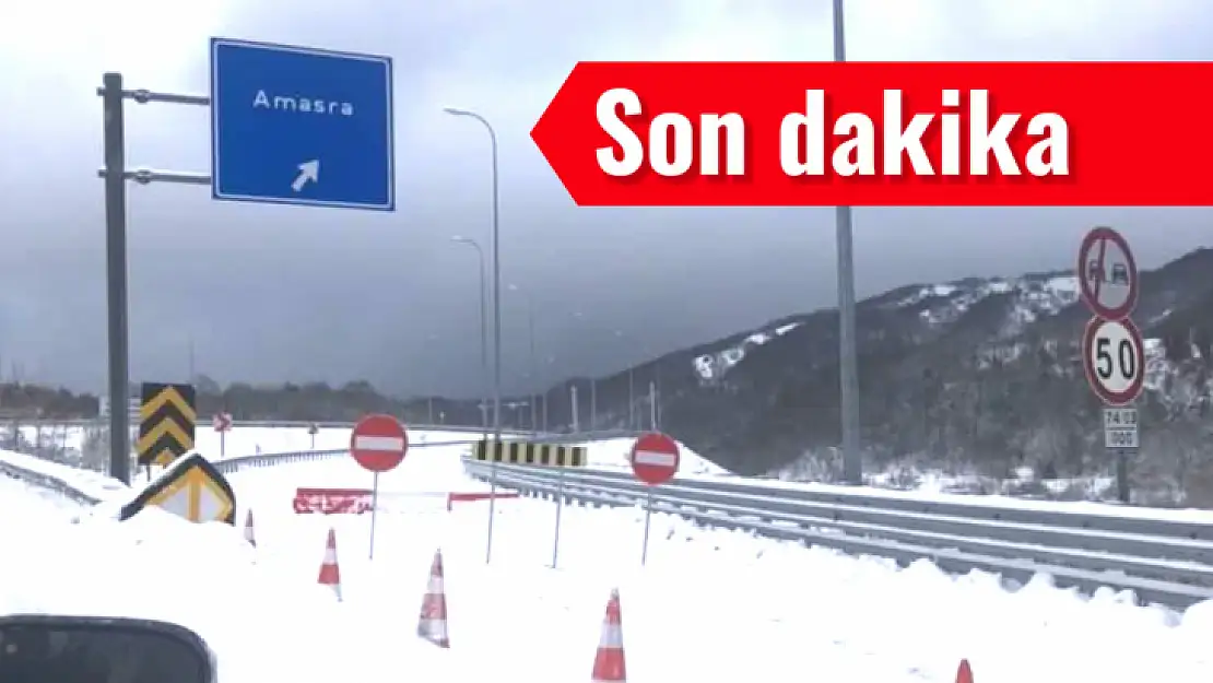 Amasra tüneli için sıcak gelişme