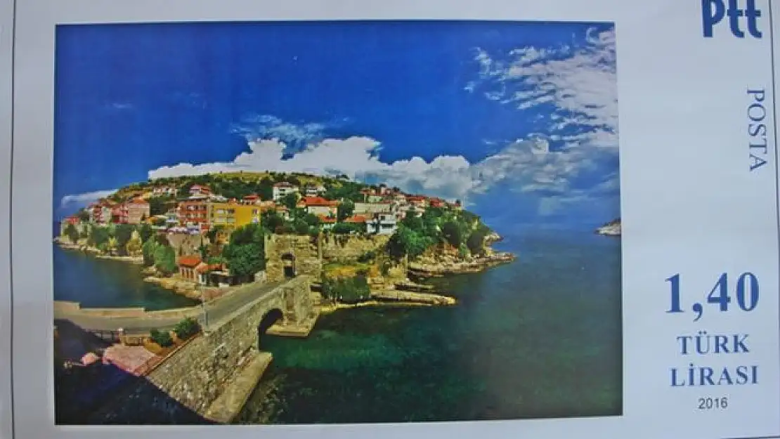 Amasra'ya özel pul bastırıldı