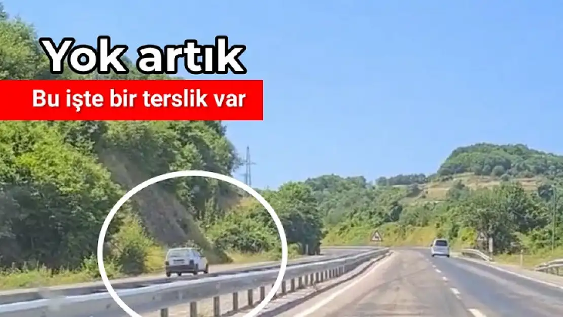 Amasra yolunda korku dolu anlar!