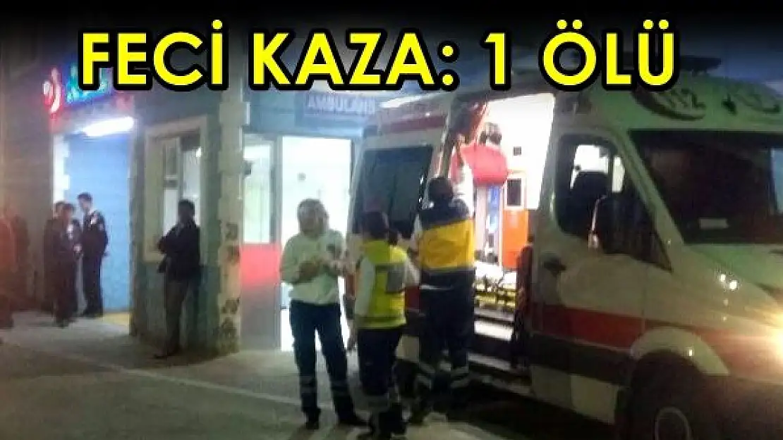 Amasra Yolunda ölümlü kaza