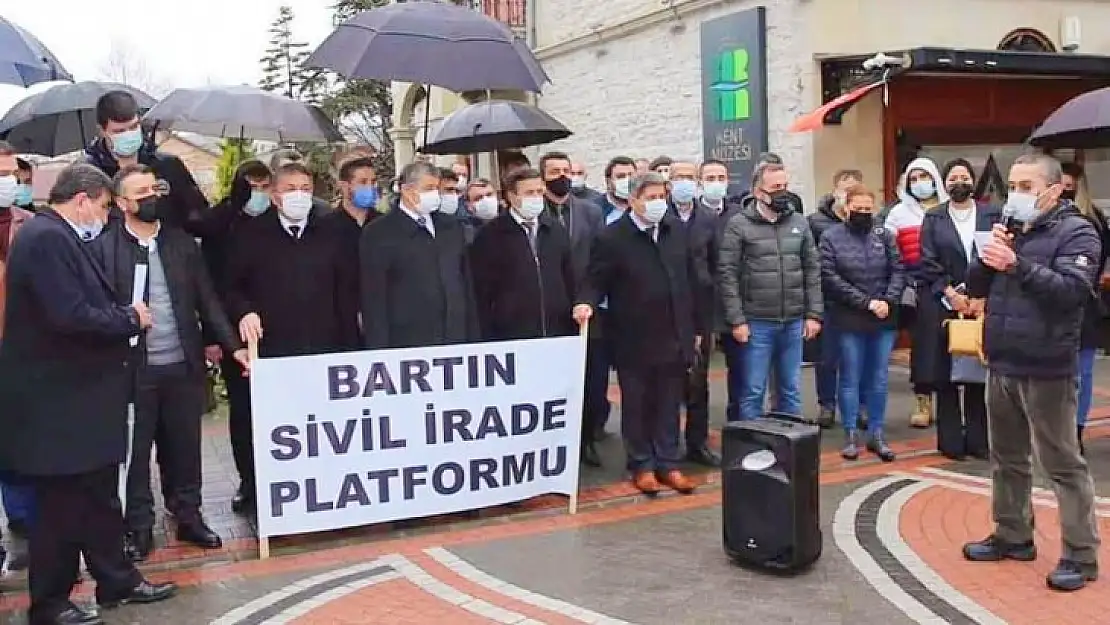 Amirallerin bildirisine Bartın'dan tepki