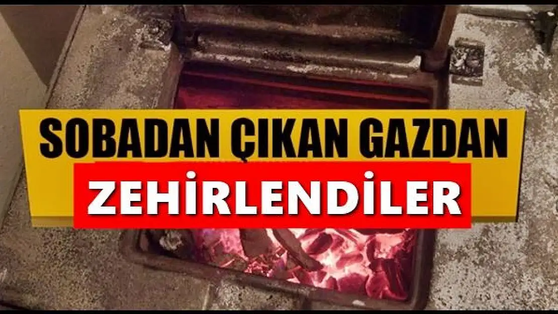 Anne ve 3 çocuğu dumandan zehirlendi