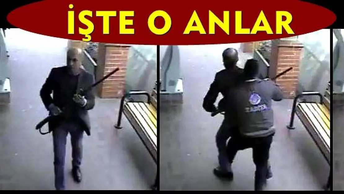 Av tüfeği ile belediyeyi böyle bastı!