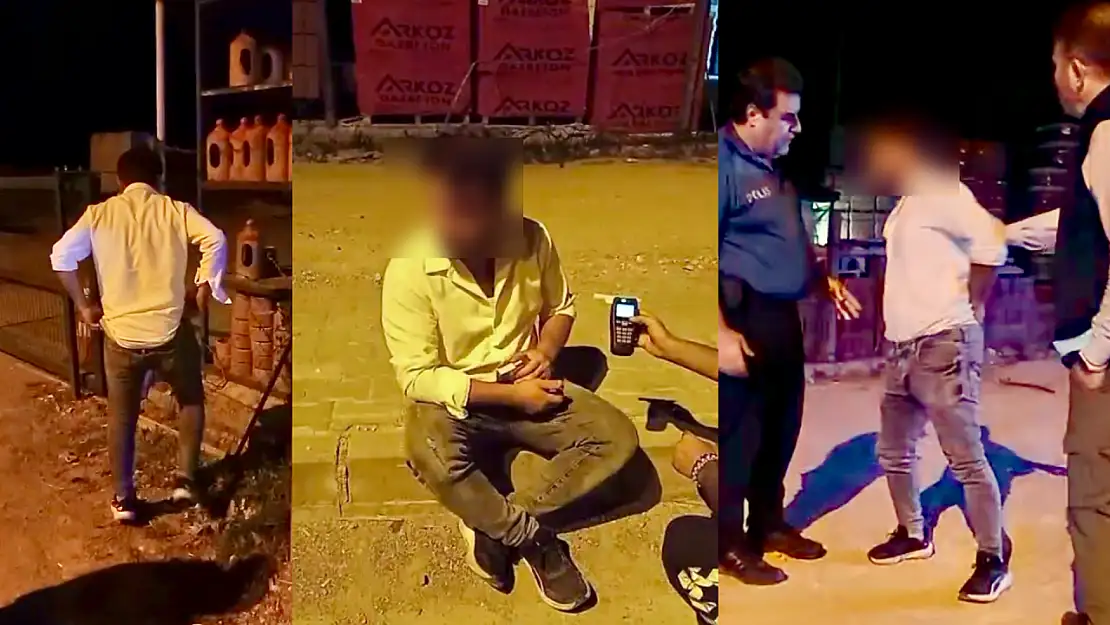 Ayakta duramayan sürücü yakalandı