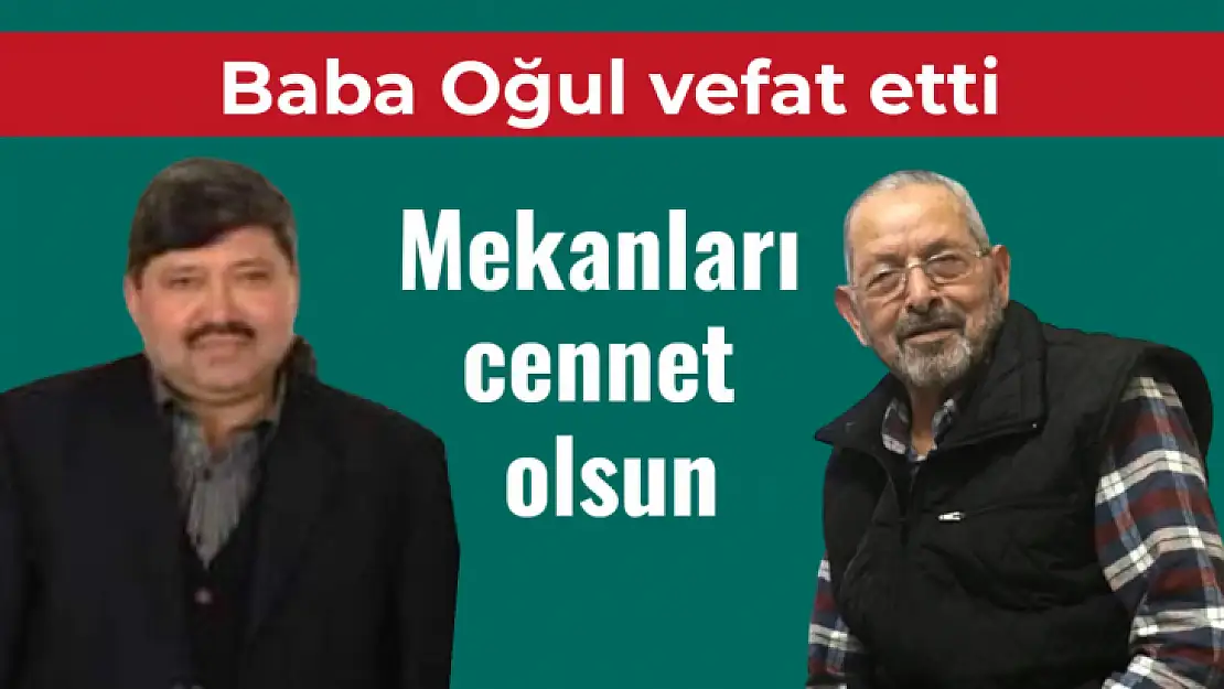 Baba oğul aynı gün toprağa verildi